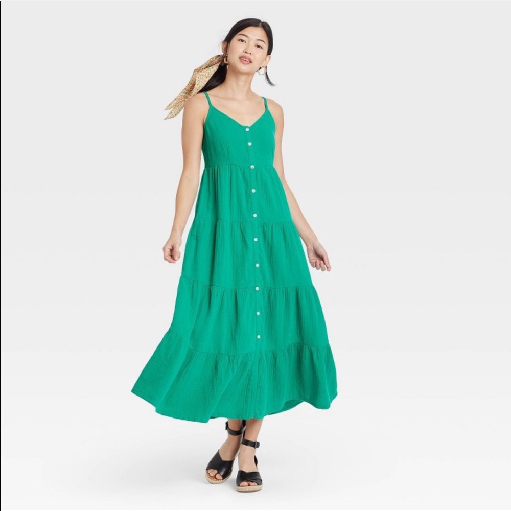 Target tiered maxi dress